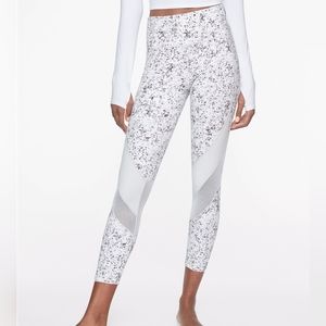 Athleta Sandstone Salutation 7/8 Workout Gym Athletic Tight size small